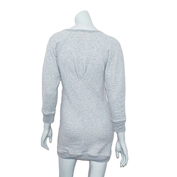 ISABEL MARANT Etoile Sweatshirt Dress Gray French Terry size Medium - Picture 4 of 9